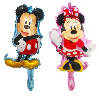 China Self-sealing Hot Design Mini Size Mickey Minnie Foil Balloons Cartoon Balloon for Kids Play Children's Birthday Party Decoration for sale