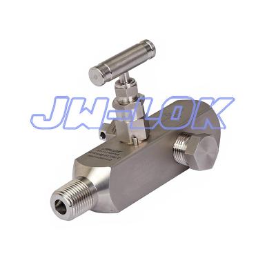 China Double general block of stainless steel and pressure gauge tapping valve for sale