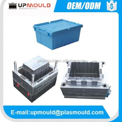 China Steel Folding Vegetable / Fruit Crate Mold Mold Injection Mold Plastic Crate for sale