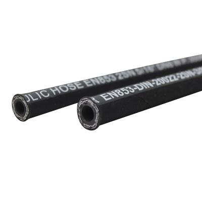 China EN853 2SN Wear Resistant Synthetic Rubber Hose Italy Hydrolic High Pressure Hydraulic Rubber Hose for sale