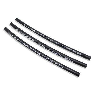 China Wear Resistant Synthetic Rubber Hydraulic Hose Production Line Hydraulic Hose And 1 Hose 2 Hydraulic Fitting for sale