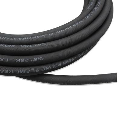 China MSHA Approved 04-2SK Extreme Pressure Braided Hydraulic Hose 1/4