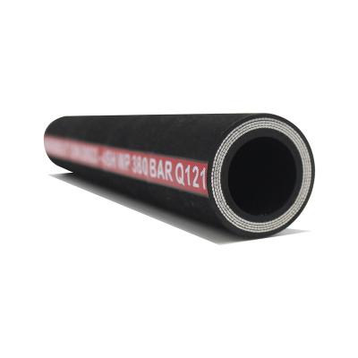 China 4Shipping Wear Resistant Synthetic Rubber and Handling Hydraulic Hydraulic Hose EN856 4Shipping 4 Layers 4SP Rubber Hose and Handling Pressure Hydraulic Hose for sale