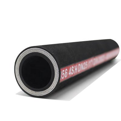 China Passionco Wear Resistant Synthetic Rubber Flexible High Pressure Hydraulic Rubber Hose 3 8 3 Inch for sale