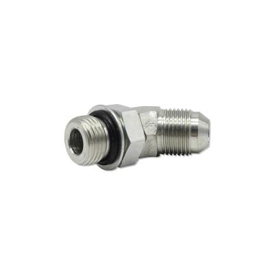 China Carbon Steel 45# 1JO4 Hydraulic Hose Fitting And Male Hose Connector JIC Male O-Ring / SAE Male Adapter for sale