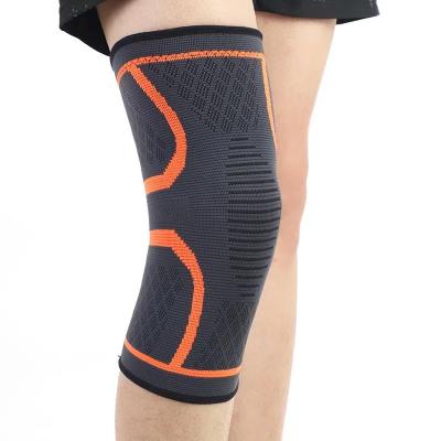 China Breathable Adjustable Elasticity WM Compression Knitted Breathable Neoprene Knee Support Sleeve For Sports Brace for sale