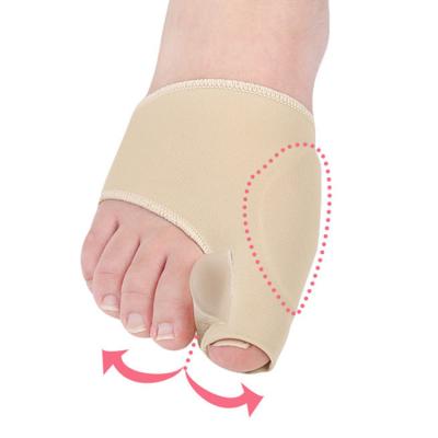 China Comfortable Soft Toe Care Adjuster Straightener Silicone Hallux Valgus Toe Separator Corrector Thumb Feet Foot Shoe Cushion Bunion Protector for sale