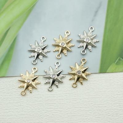 China XUE YI Factory FASHIONABLE Snowflake Six Mang Star Connector DIY Alloy Accessories for sale