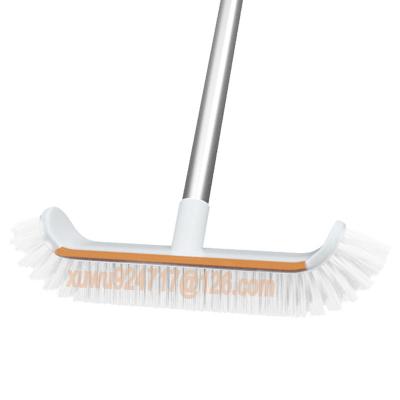 China Sustainable Floor Brush Cleaner With Handle For Indoor And Outdoor Ceramic Tile Cleaning for sale