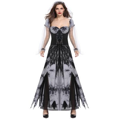 China Cosplay Cartoon Costume Halloween Costume Toys Vampire Female Zombie Bride Female Zombie Costume Performance Costume for sale