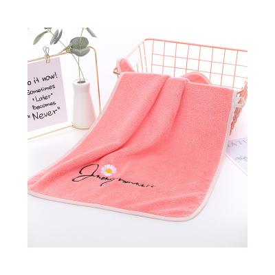 China The new listing safe for children couple thickening soft water absorption customization family towels for sale