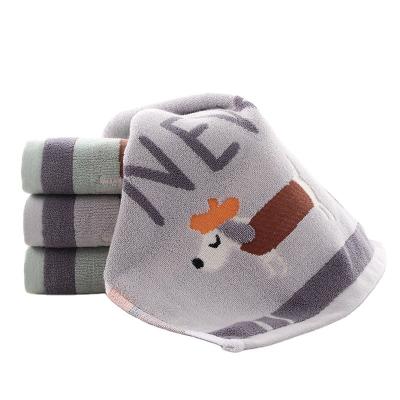 China Manufacturer Direct Pure Cotton Thickened Absorbent Gift Box Child Safe Soft Face Towel Water Absorbent Face Towel With Logo Customized for sale