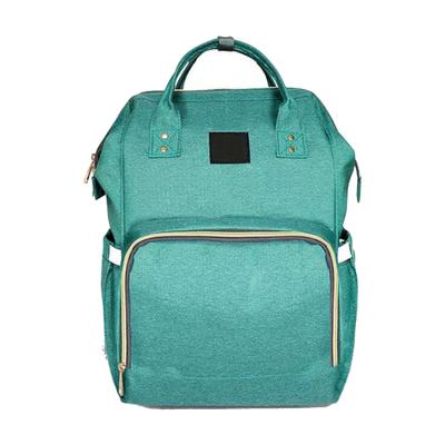 China ED0078 Polyester Baby Diaper Diaper Bag Backpack Waterproof Travel Colorful Nylon Diaper Bags Backpack for sale