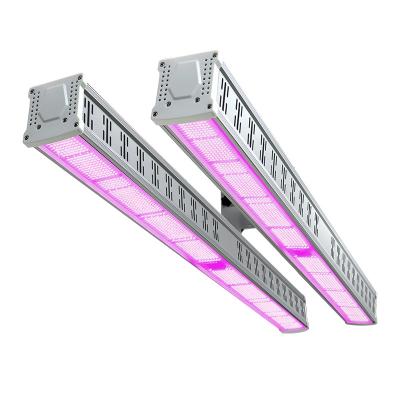 China Newest Greenhouse Dimming Button 500w 600w Grow Bar 500 Watt 600 Watt Hydroponics Grow Lamp Strip Led Grow Light for sale