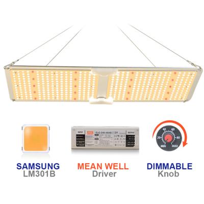 China RJ Port Wire Dimming Boya Dimmable 2000 Full Spectrum LM301B LM301H 3500k 4000k V4 LED Chip 200w 240w Factory Painel Grow Light for sale