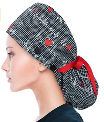 China Breathable Buffy Hats Headband Unisex Stretchy Breathable Turban For Women With Buttons for sale