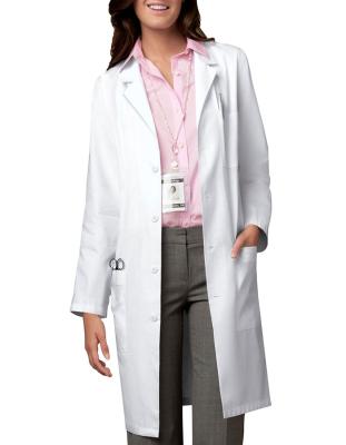 China Factory Wholesale Women's White Slim Fit Doctors Lab Coat Uniform Breathable Breathable For Hospital for sale