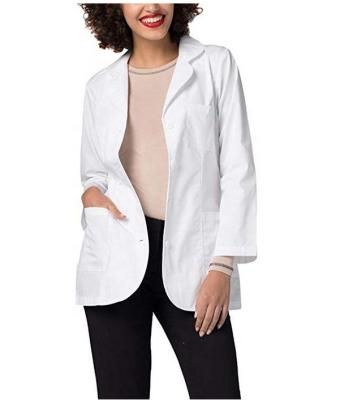 China Wholesale Uniform Health Service Lab Workwear Thin Breathable Medical Beauty Uniforms Scrubs White Coat Lab Coat for sale