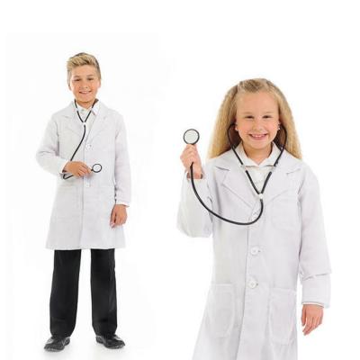 China Breathable School Kids Lab Coat Breathable Cheap Kids Lab Coats For Kids Scientists Doctors for sale