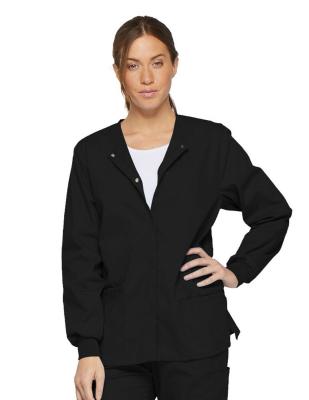 China New Design Breathable Suits Hospital Breathable Care Scrub Uniform Top Jacket For Doctors Medical Workwear Workcoat Women for sale