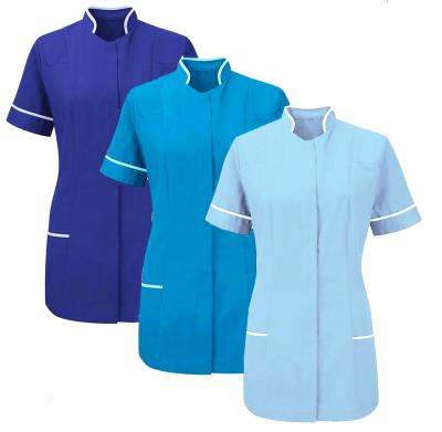 China Fashionable Breathable Breathable Hospital Uniforms Nurse Uniform Designs Hospital Nurse Uniform for sale