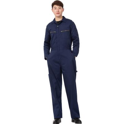 China Men's Work Wear Coveralls Eco-Friendly Mechanic Eco-Friendly Jumpsuit Protect Overalls 5-10 Working Days For Mens One Piece 100 Sets Adults Cotton,Polyester for sale