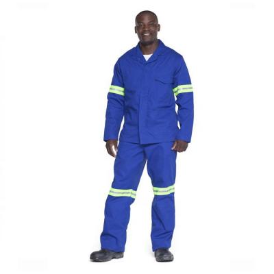 China High Visibility 100% Cotton High Security Force Hi Visibility Reflective Work Suit for sale