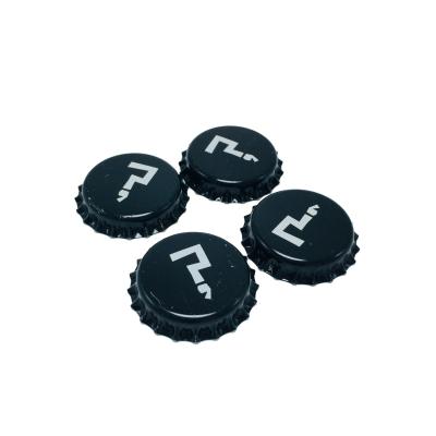 China Non Spill Free Samples Soda Bottle Crown Cap 26mm Tinplate Crown Beer Cap For Beer Bottle for sale