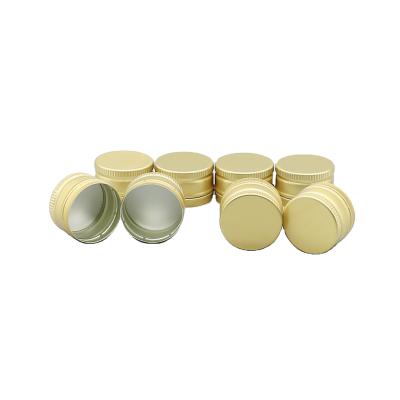 China Non Spill Aluminum Metal Ropp Strip Coating Aluminum Alloy Alcohol Beverage Pile Proof Aluminum Cap Cap Seal for sale