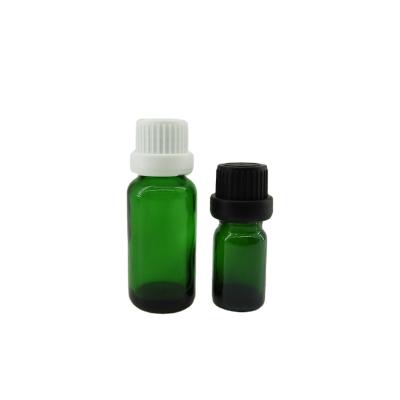 China 10ml 15ml 20ml 30ml 50ml 100ml Cosmetic Green Empty Glass Essential Oil Customizable Luxury Mixing Bottle for sale