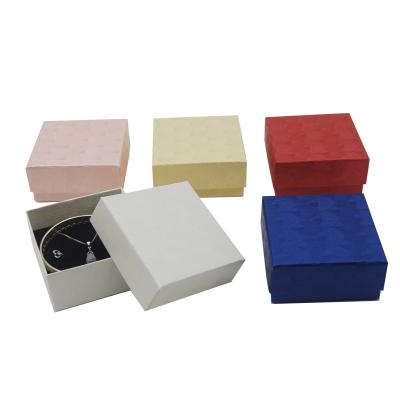 China Luxury Custom Logo Printed Velvet Bracelet Earring Necklace Ring Packaging Jewelry Box Jewelry Package Drawer Gift Paper Cardboard for sale