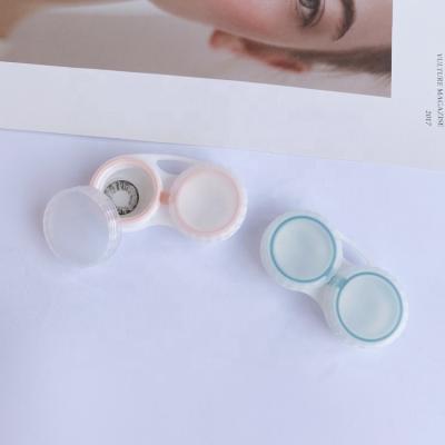 China Plastic Custom Contact Lenses Easy Carrying Contact Case Case for sale