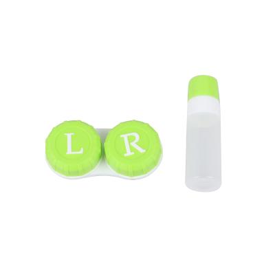 China Contact lenses care cheap round kaida color fashion travel cute cosmetic contact lens case hot sale display case for sale