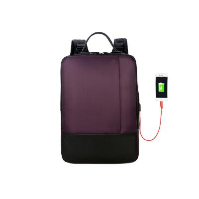 China Waterproof Unisex Business USB Backpack Laptop Bag Travel Filling Backpack for sale