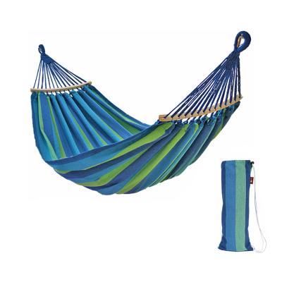 China Outdoor Travel Hammock Furniture Hot Sale Canvas Portable Outdoor Hammock for sale