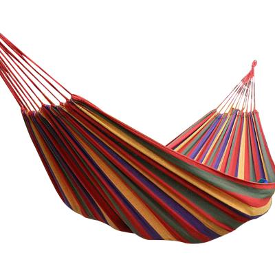 China Outdoor Furniture High Quality Canvas Rise Portable Outdoor Camping Hammock for sale