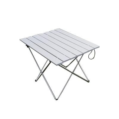 China Wholesale Lightweight Outdoor Lightweight Aluminum Picnic Tables Camping Folding Table for sale