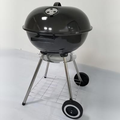 China Easily Assembled Outdoor Apple Shaped Wood Pellet Charcoal Smoker BBQ Grill Charcoal Grill for sale