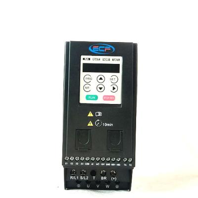 China ECF 220V 1.5KW AC Single Phase AC Drives Frequency Inverter 180*75*145 for sale