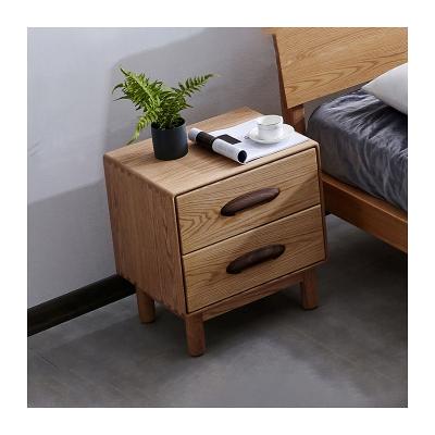 China Contemporary Furniture Solid Wood Finish Natural Fusion Of Furniture Simple Design Wood Bedside End Table for sale