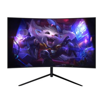 China 144hz 24 Inch 1920*1080 Curved Curved Portable Computer Gaming Monitor Pcs With DP Cable for sale