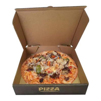 China Recyclable 16 inch pizza slice cartons folding pizza boxes with logolunch box for sale