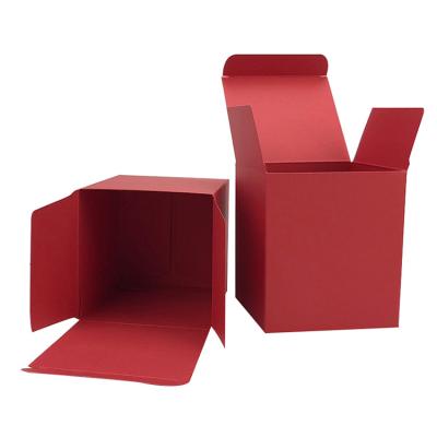 China Recycled Materials Dasheng Hot Sales Recycled Mini Gift Boxes 30x30cm Square Shape Paper Packaging Color Box for sale