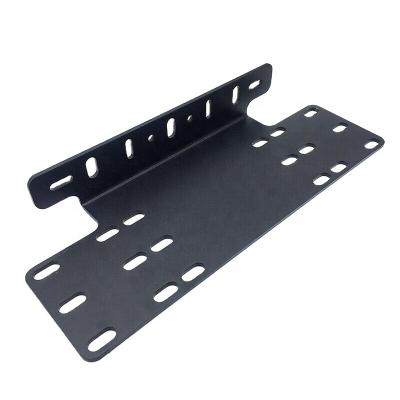 China No OEM Metal Rack Manufacturing Bracket Custom Aluminum Gray Card Plate Frame for sale