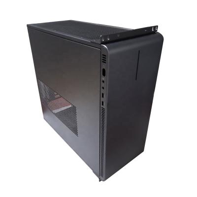 China Aluminum + SGCC Sheet Metal Enclosure Aluminum Steel Electronic Server Rack ATX Industrial Computer Case for sale