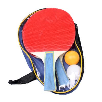 China Eco-Friendly Customized Logo Training Ping Pong Table Tennis Racket Wood Customized Ping Pong Paddle Professional With Bag for sale