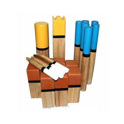 China Garden Game Kubb Playset Backyard Game Set Outdoor Game with Carry Bag for sale