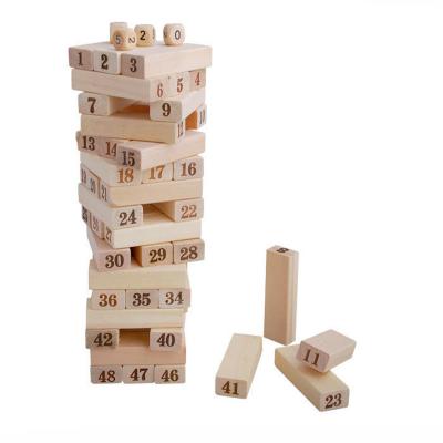 China Toy Customized Educational Wooden Building Blocks Giant Wooden Blocks Toys Classic Dark Beers Children Education Game for sale