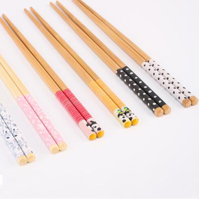 China Sustainable 10 pairs of animals are cute, one person and one color distinguish chopsticks, family color chopsticks for sale