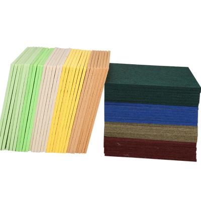 China Fireproofing Polyester Fiber Sound Canceling Acoustic Soundproof Panel Material Pet Felt Acoustic Panel For Wall for sale